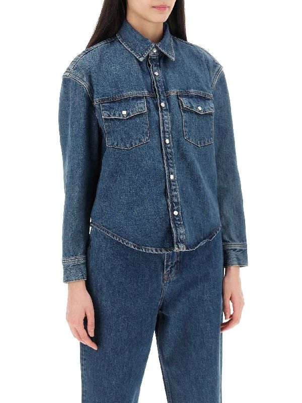 Flap Pocket Denim Shirt