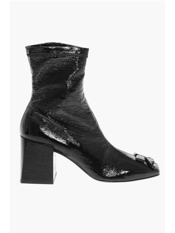 Courrèges Black Ankle Boots