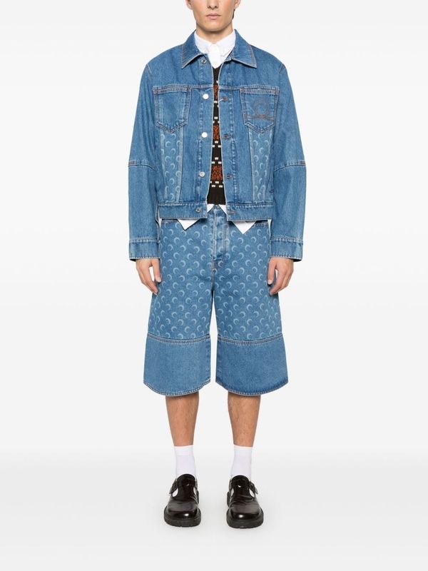 Moon Logo
  Printing Denim Jacket