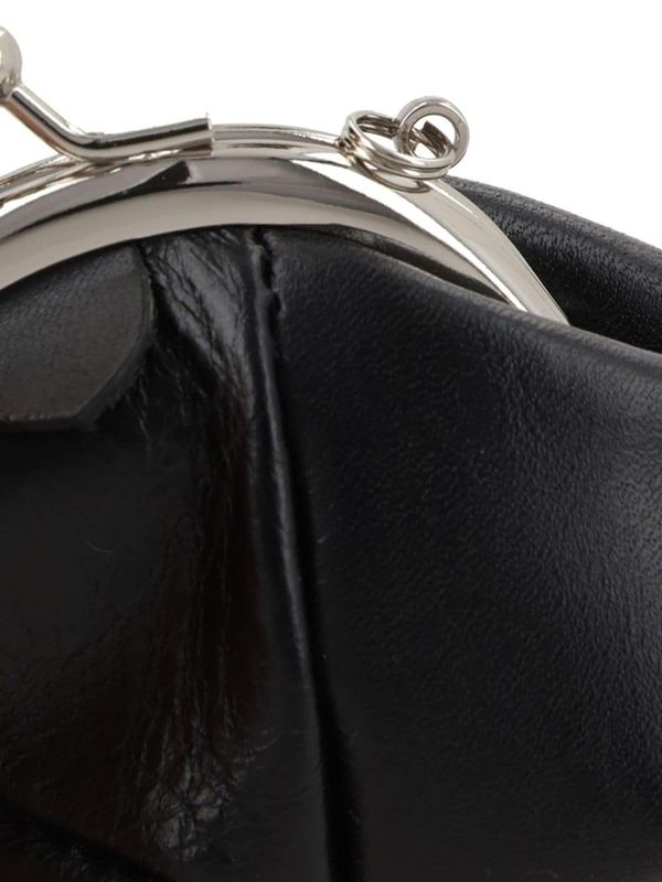 Black Leather Crossbody Bag