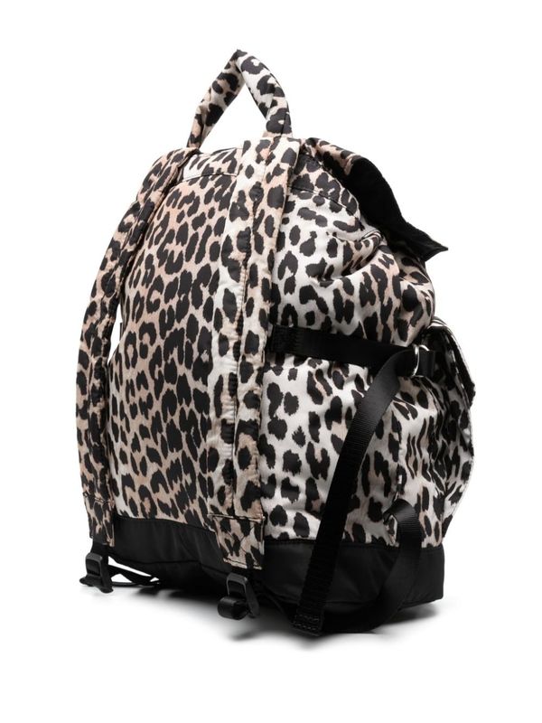 Logo Strap
  Leopard Backpack