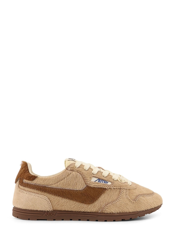 Autry Beige Low Top Sneakers