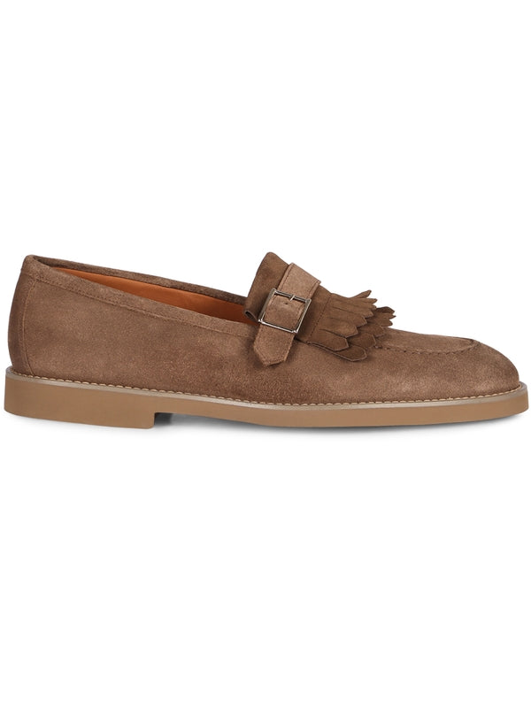 Tassel Decorated Suede Loafers