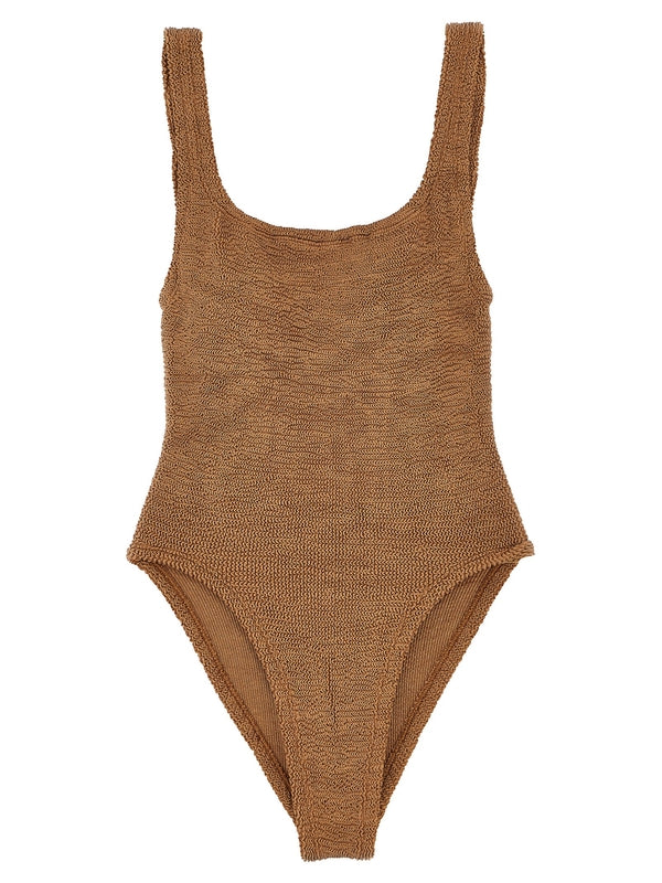 Square Neck
  One-Piece Swimsuit