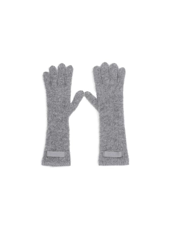 Gros Grain Logo Gloves