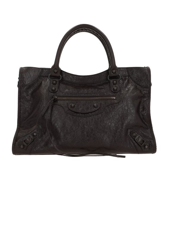 Balenciaga City Medium Brown Tote Bags