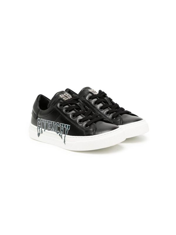 Logo Printed Lace Up Sneakers