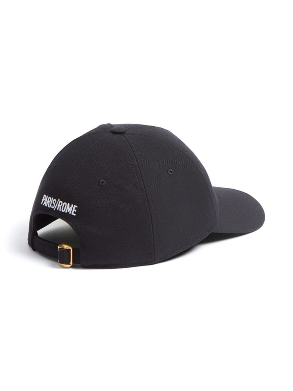 Valentino Black Ball Cap