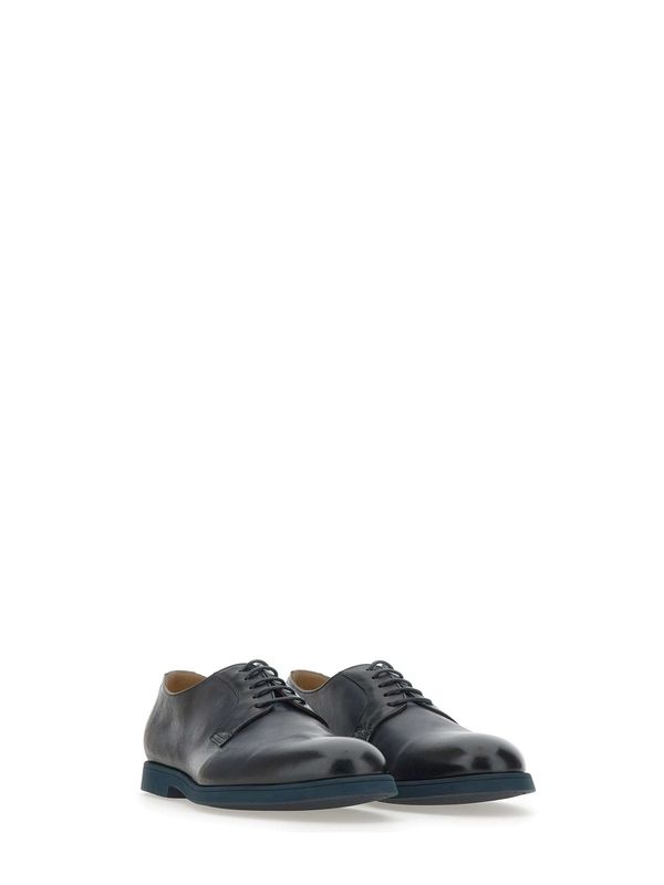 Leather Lace-Up Derby Shoes