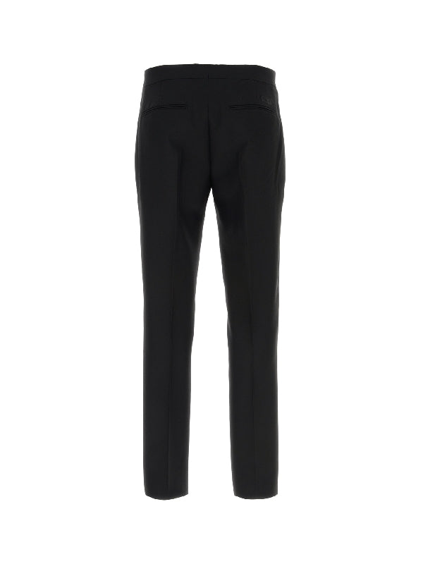 Wool Blend Tailored Pants