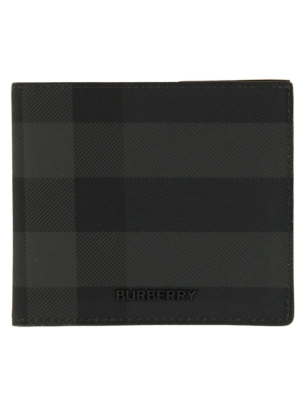 Check Pattern Logo Wallet