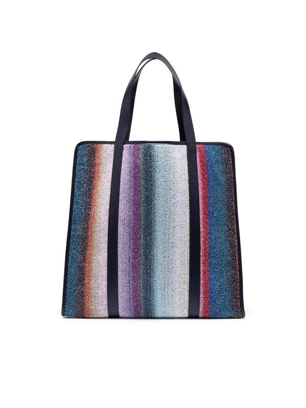 Stripe Cotton Tote Bag