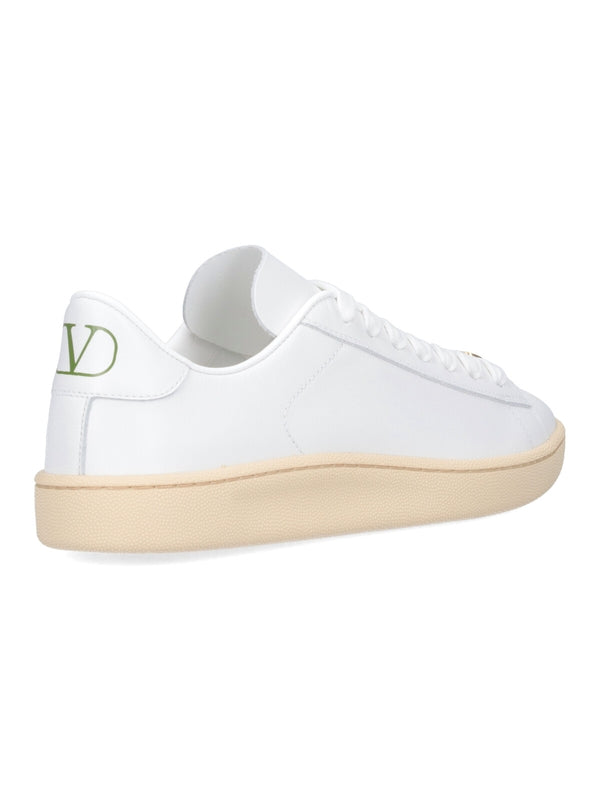 Valentino White Low Top Sneakers
