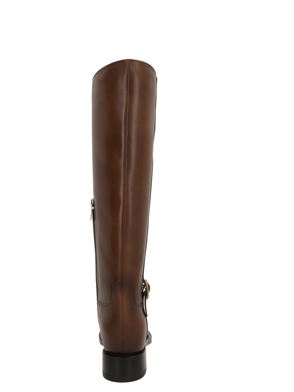 Santoni Brown High Boots