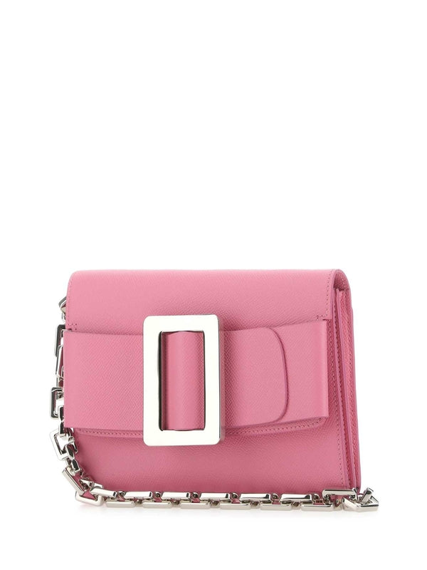 带扣细节链条单肩包