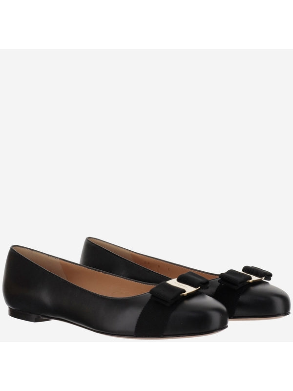 Varina Leather Flat Shoes