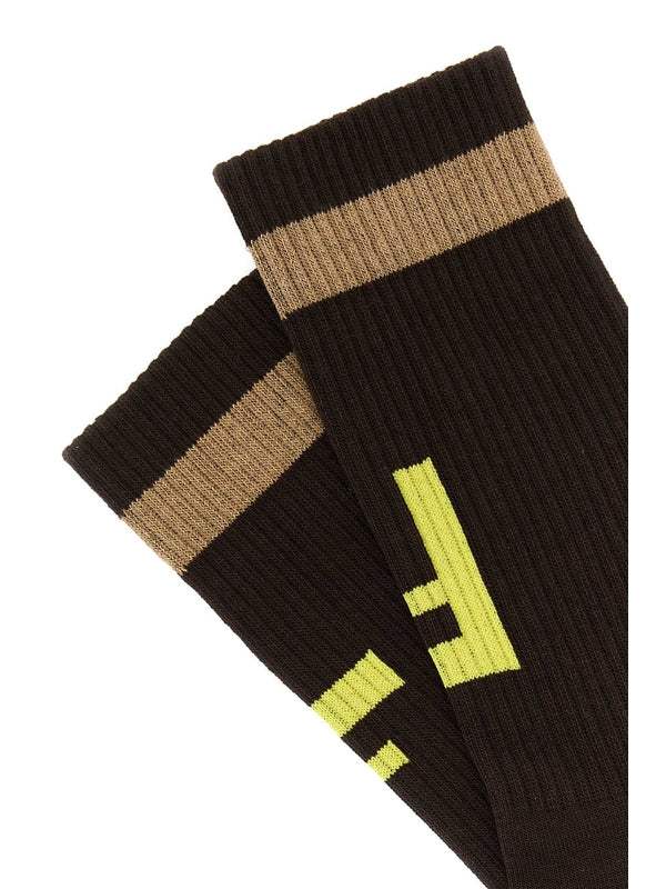 Fendi Brown Socks