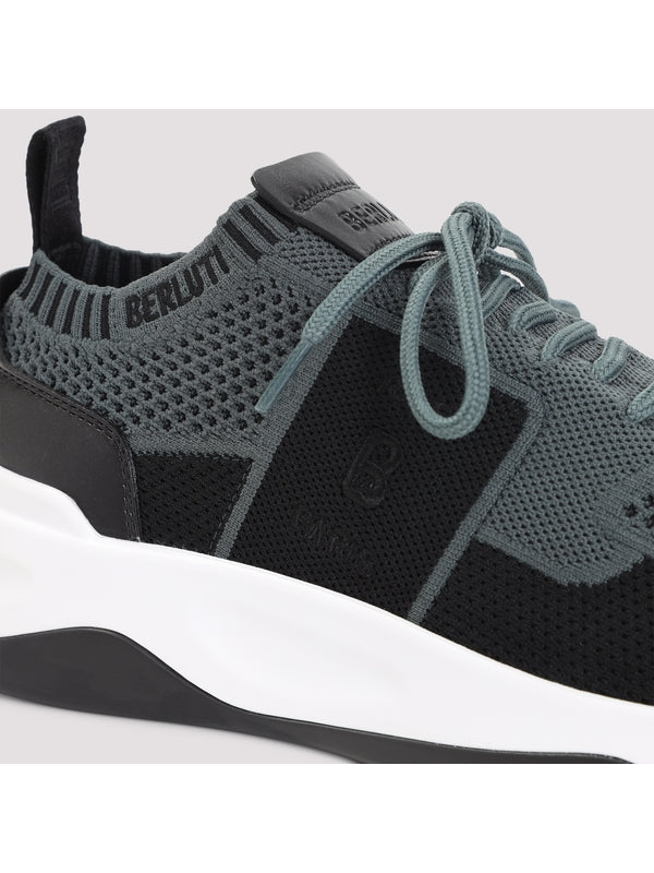 Berluti Grey Low Top Sneakers