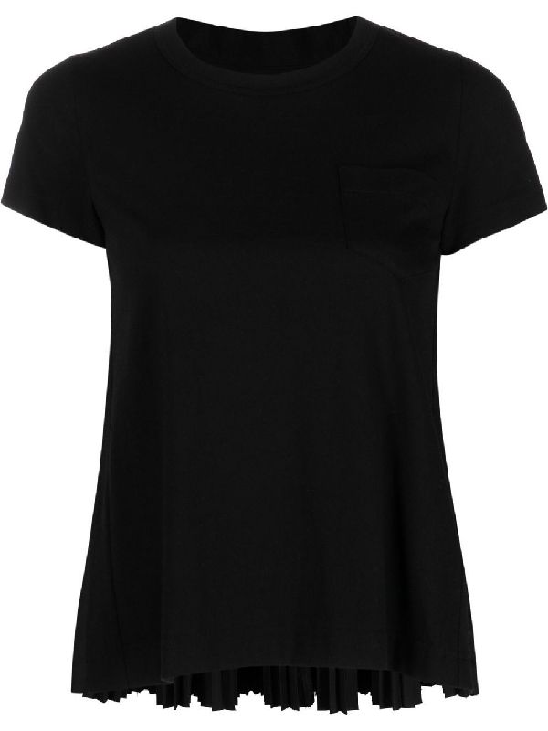 Back Pleats
  Cotton T-Shirt