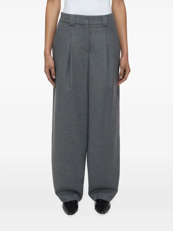 Wendlyn Pintuck Wool Blend Pants