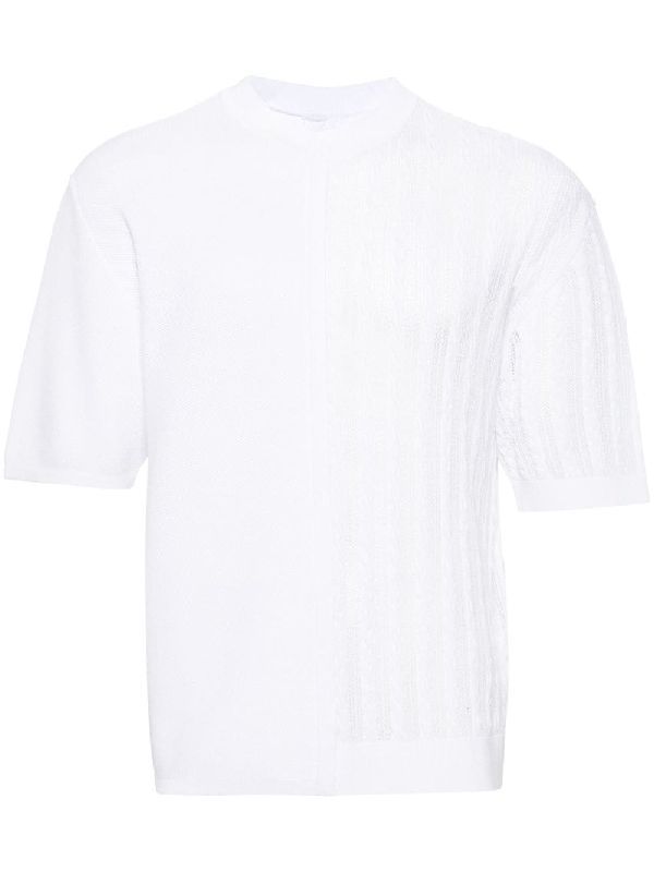 White Crewneck Short-sleeve T-shirt