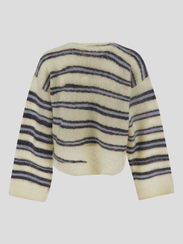 Wool Blend Stripe Knit