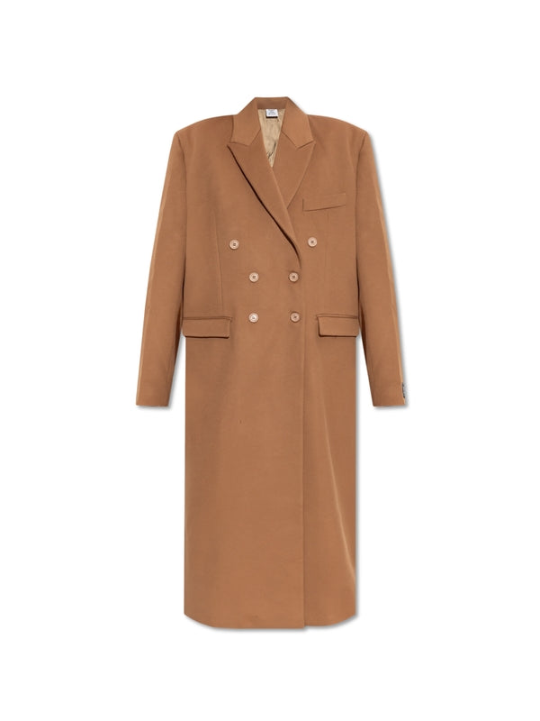 Logo Patch
  Wool Cashmere Double Coat