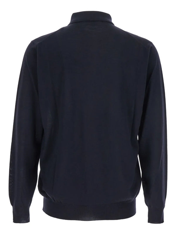 Lardini Navy Knitted