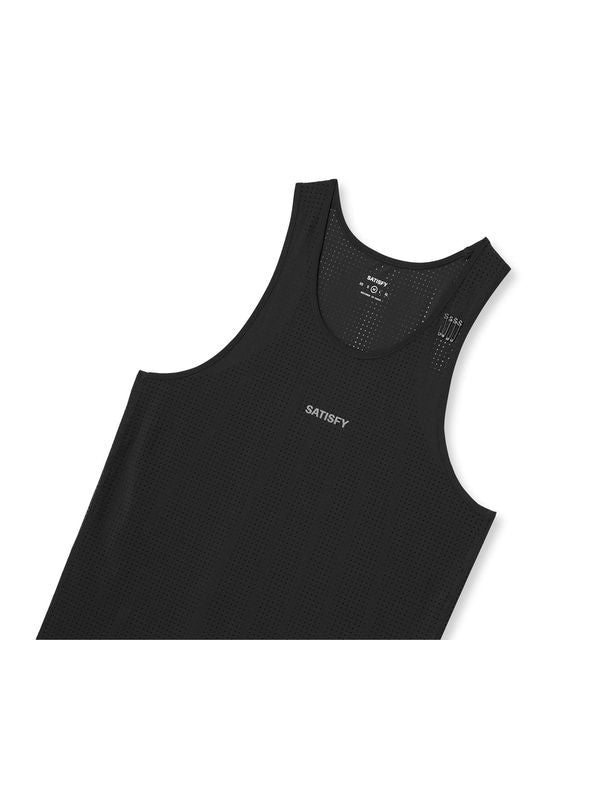 Logo Detail Nylon Sleeveless Top