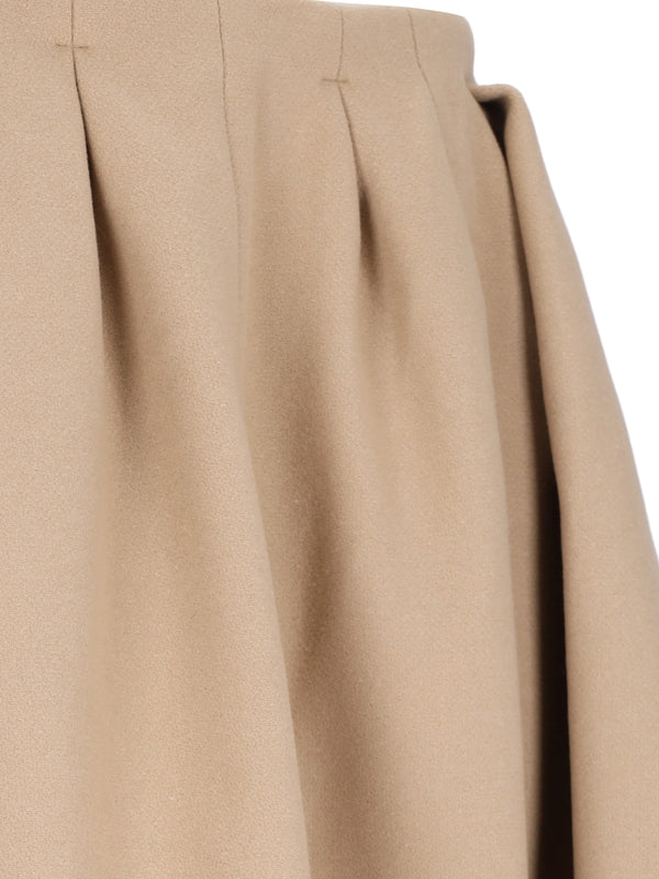 Wool Cashmere Midi Skirt - Jente