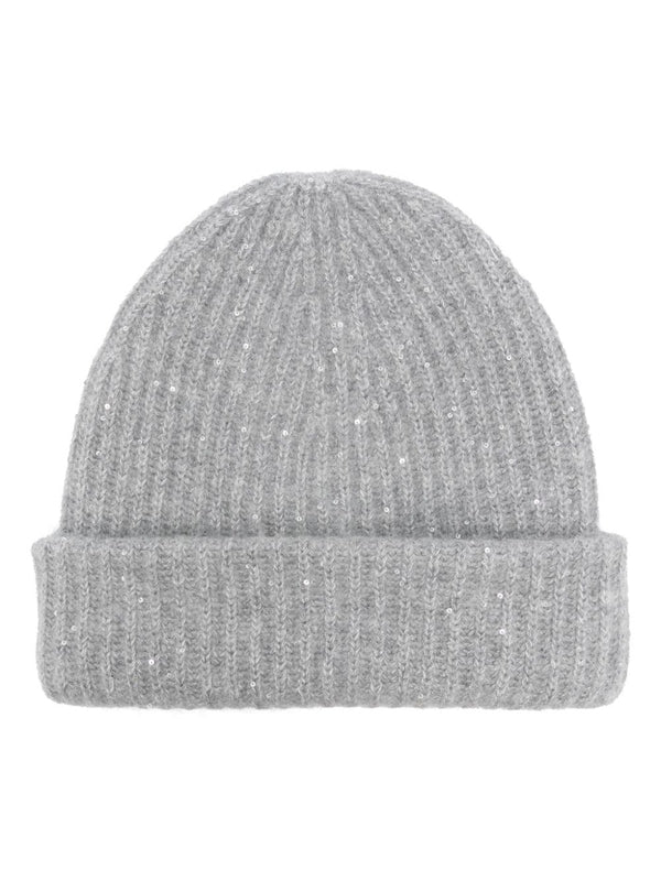 Sequin Wool Beanie