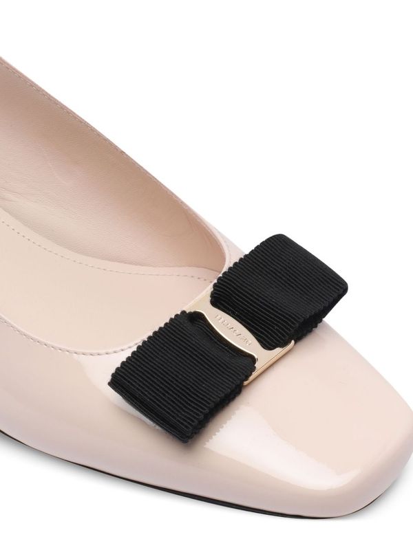 Bow Detail
  Leather Slingback Heels