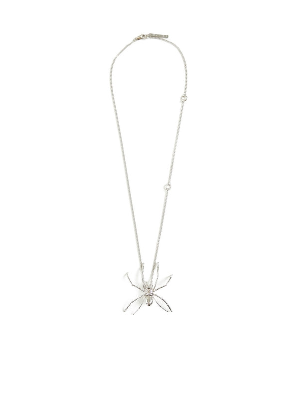 Spider Silver Necklace