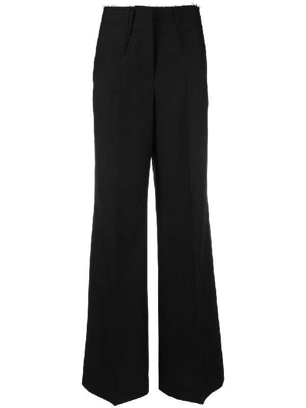 Wool Mohair Wide Pants