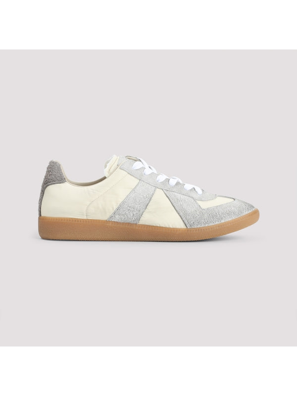 Replica Leather Low-Top Sneakers
