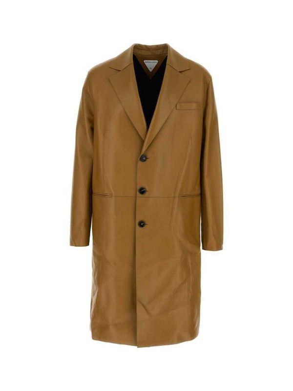 Single-breasted Lambskin Coat