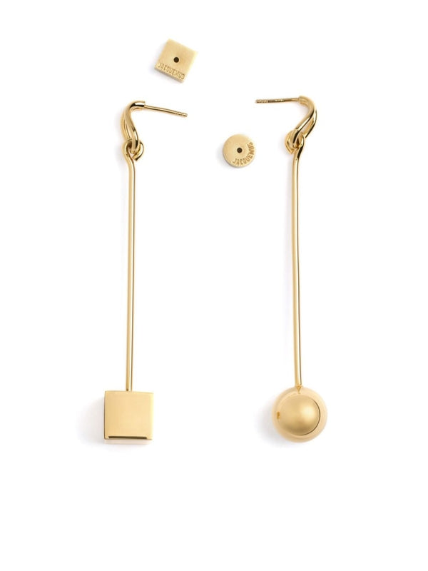 Asymmetric Drop Earrings