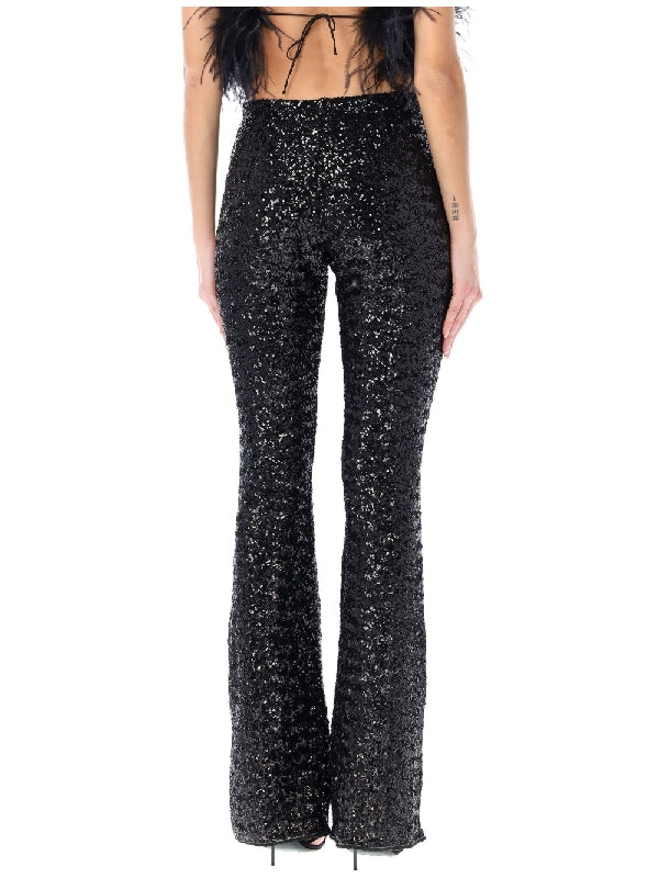 Allover Sequin Bootcut Pants