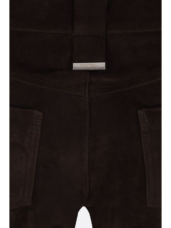 Suede Flare Pants