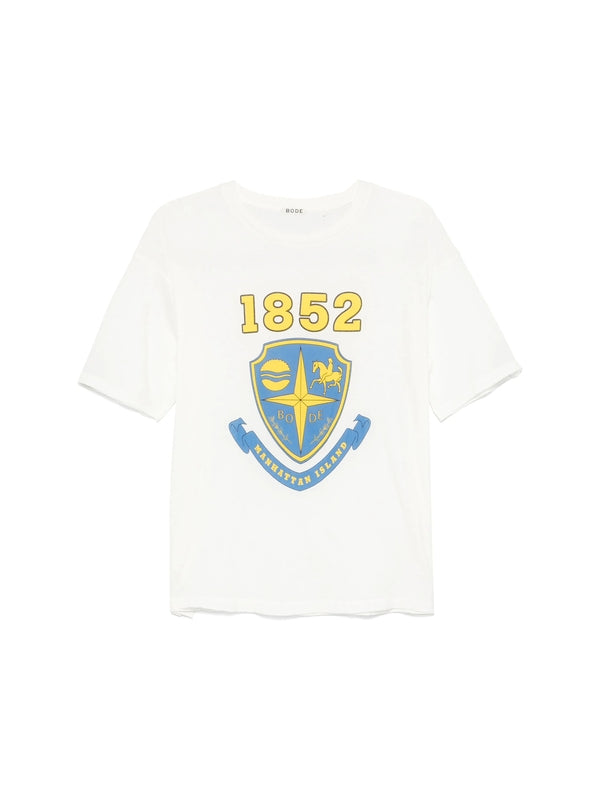 Logo Printed Cotton Short Sleeve T-shirt