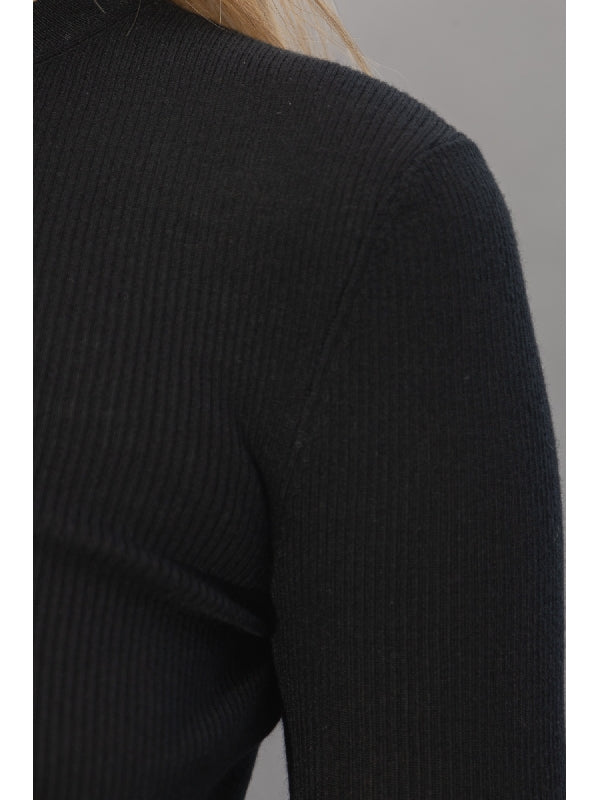 Crewneck Rib
  Cashmere Knit