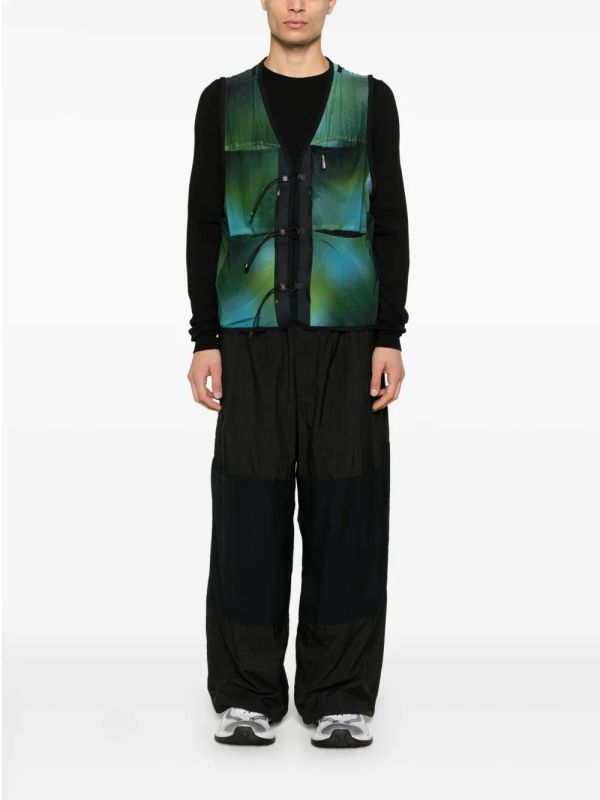 Logo Printed Wide Track Pants
