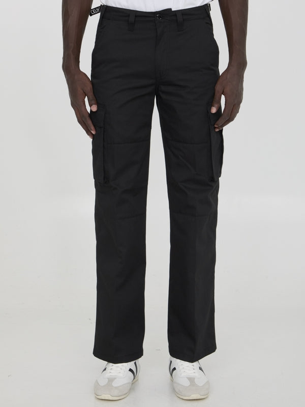 Cotton Blend Cargo Pants