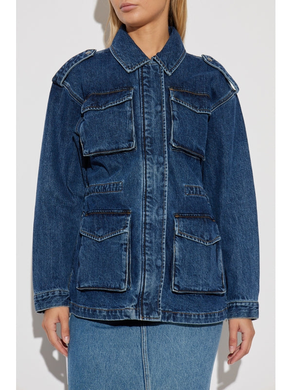 Utility Multi
  Pocket Denim Jacket