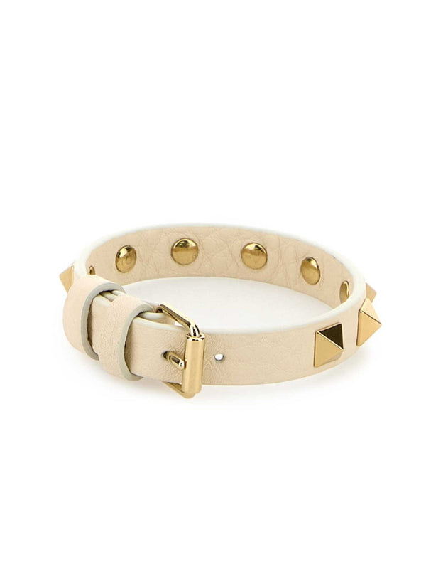 Rockstud Leather Bracelet