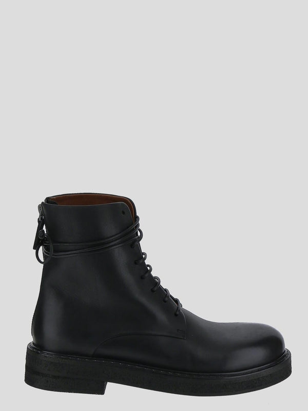 Calfskin Lace-up Boots