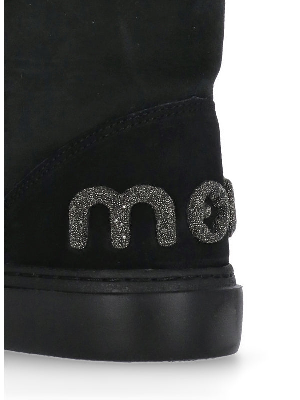 Eskimo Glitter Logo Ankle Boots