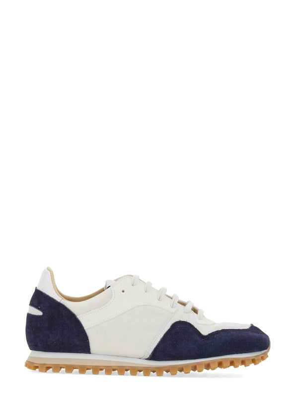 Spalwart White Blue Low Top Sneakers