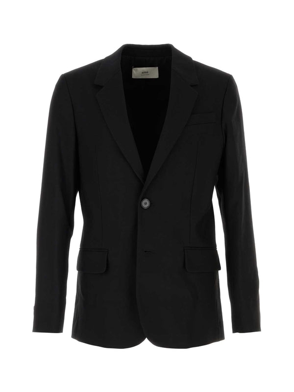 纯羊毛单排扣
夹克