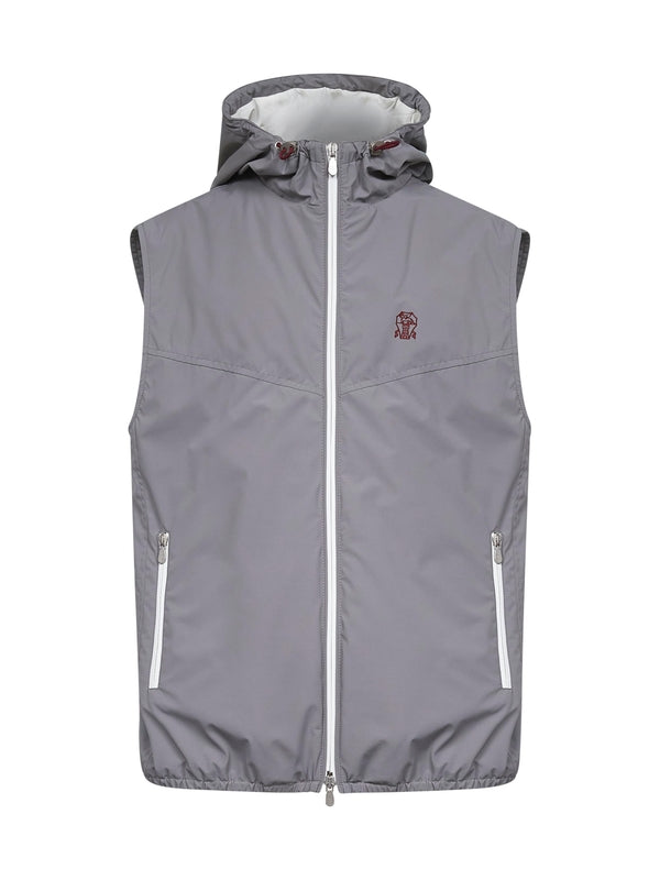 Brunello Cucinelli Grey Vests